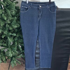 Riders by Lee 18W TALL Dark Blue Straight Leg Jeans